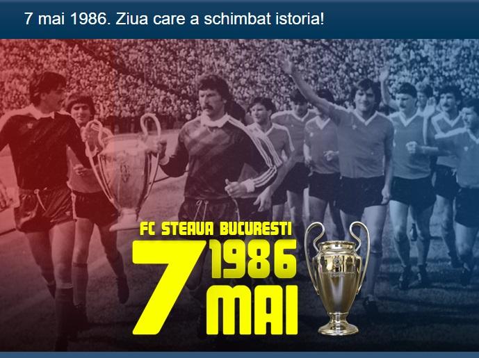 7 MAI 1986 - 32 DE ANI DE LA SEVILLA! FCSB și CSA Steaua celebrează ”braț la braț” succesul cu Barcelona din 1986