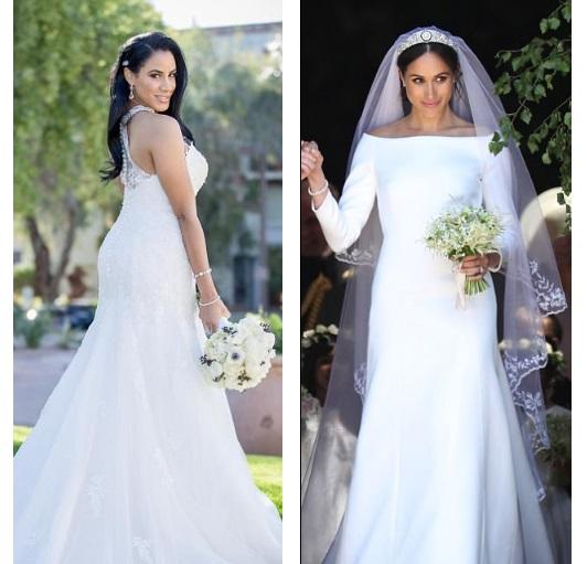O asistentă medicală din SUA crede că este sosia lui Meghan Markle și spune că a avut o rochie mai frumoasă decât cea a ducesei. FOTO