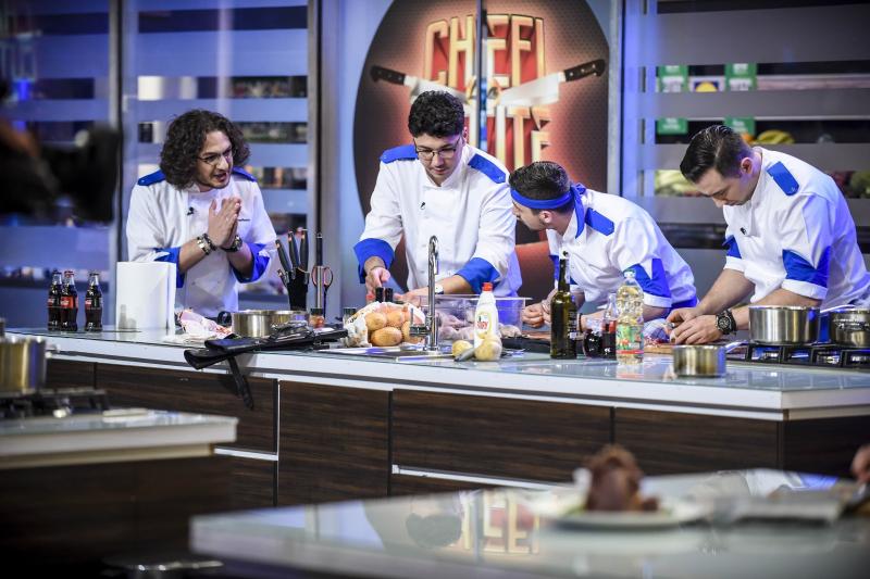 Eliminare dublă la “Chefi la cuțite” pentru Sorin Bontea și Florin Dumitrescu. Show-ul, lider de piață pe toate categoriile de public