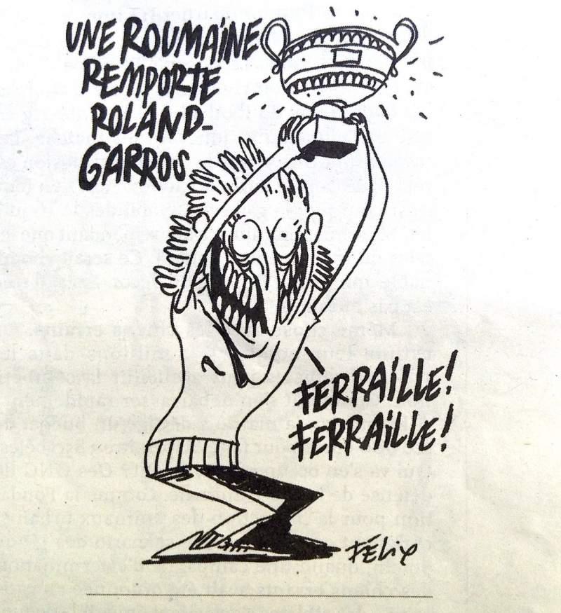 Ilie Năstase reacționează dur după ce Simona Halep a fost ironizată în paginie revistei Charlie Hebdo: ”Ce să le spui proștilor?”