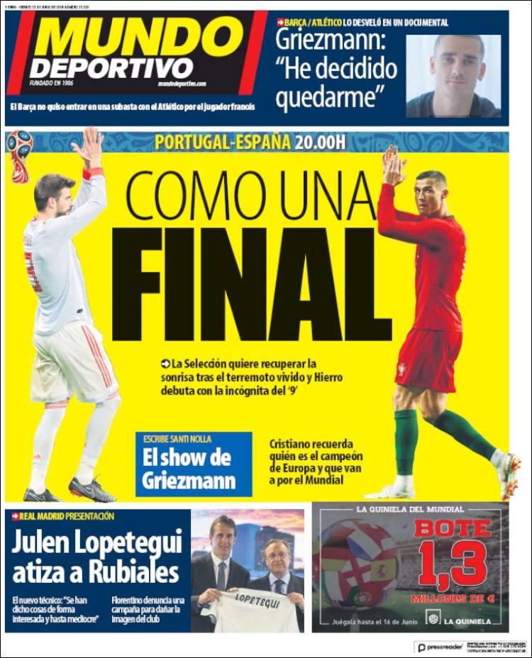 Revista presei sportive, 15.06.2018: Griezmann a semnat, dar nu cu Barcelona; finala din grupele Mondialului se joacă azi; Anglia începe CM cu 9 debutanți