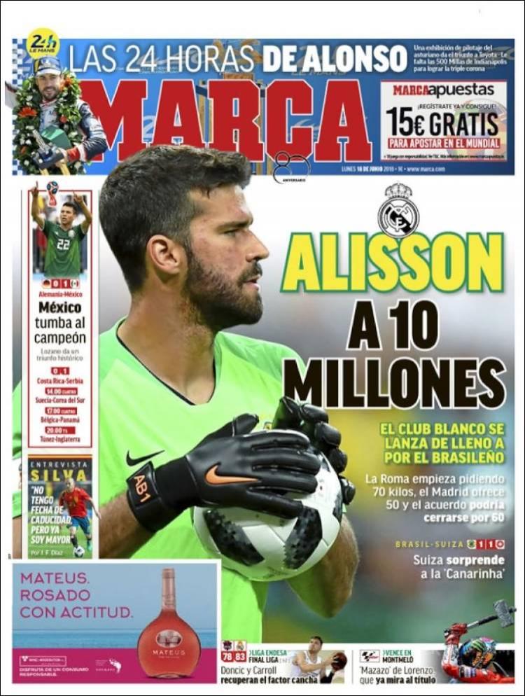 Revista presei sportive, 18.06.2018: Gigi Becali, ”șef” pe gazonul Arenei Naționale; Real Madrid bate un nou record pe piața transferurilor; Un englez promite un hat-trick în meciul cu Tunisia