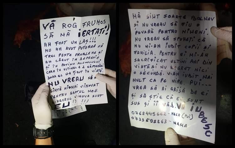 Biletul cutremurător al tânărului care s-a sinucis aruncându-se în cap de pe un pod: „Nu am avut puterea să trec peste probleme și am căzut în depresie și în patima alcoolului”