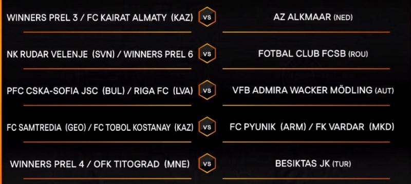 ULTIMA ORĂ! FCSB și-a aflat adversara din turul 2 preliminar al Europa League. Roș-albaștrii au evitat numele grele