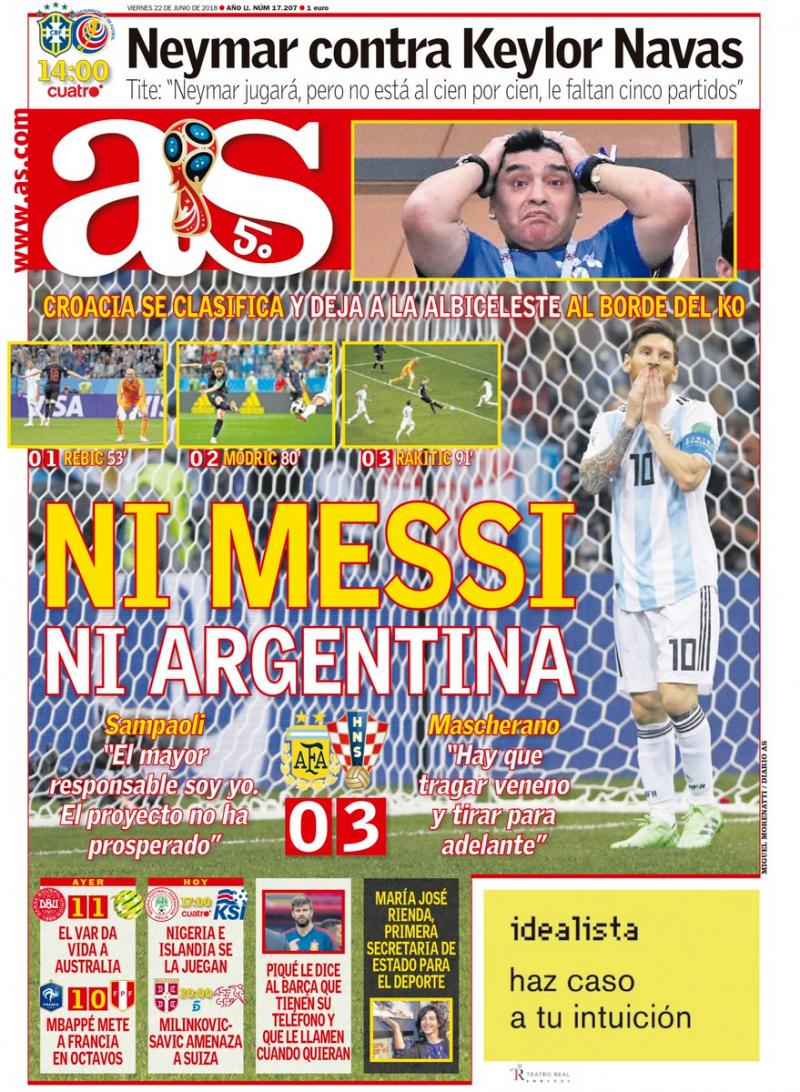 Revista presei sportive, 22.06.2018: Tranzacție de peste 30 de milioane pentru Liga 1; Scuze pentru Leo: ”Messi nu merită această națională a Argentinei!”