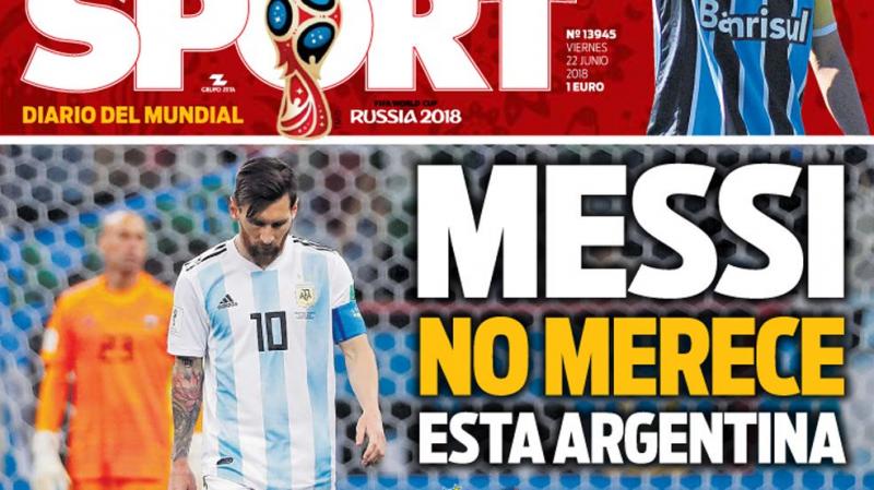 Revista presei sportive, 22.06.2018: Tranzacție de peste 30 de milioane pentru Liga 1; Scuze pentru Leo: ”Messi nu merită această națională a Argentinei!”
