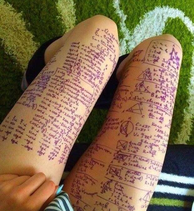 Cum s-a ”pregătit” o elevă pentru Bacalaureat! Imaginea care a stârnit isterie pe internet