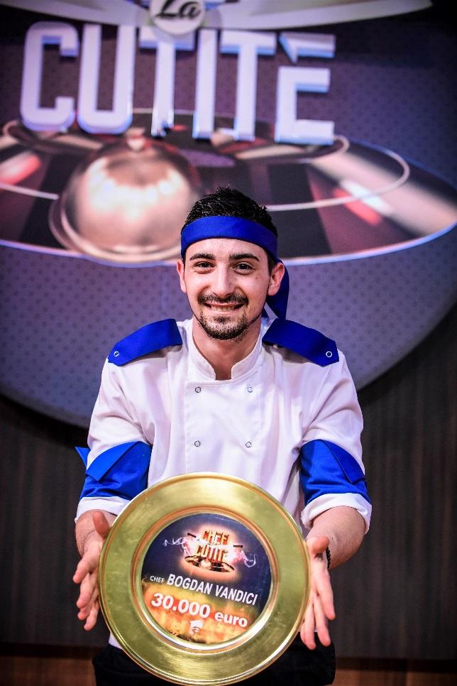 Bogdan Vandici și-a adjudecat trofeul! Antena 1, lider incontestabil de audiență cu finala „Chefi la cuțite”