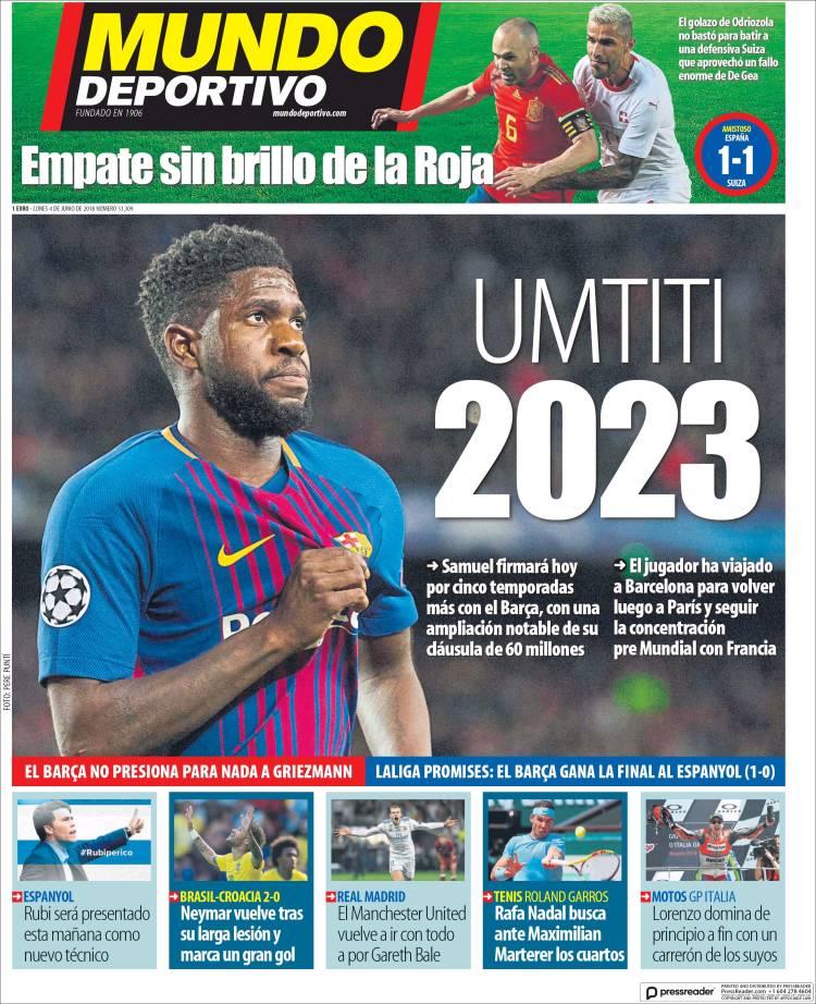 Revista presei sportive, 04.06.2018: Edi Iordănescu revine în Liga 1; Neymar, chemat la Real Madrid; Barcelona, prima lovitură: un star a semnat până în 2023