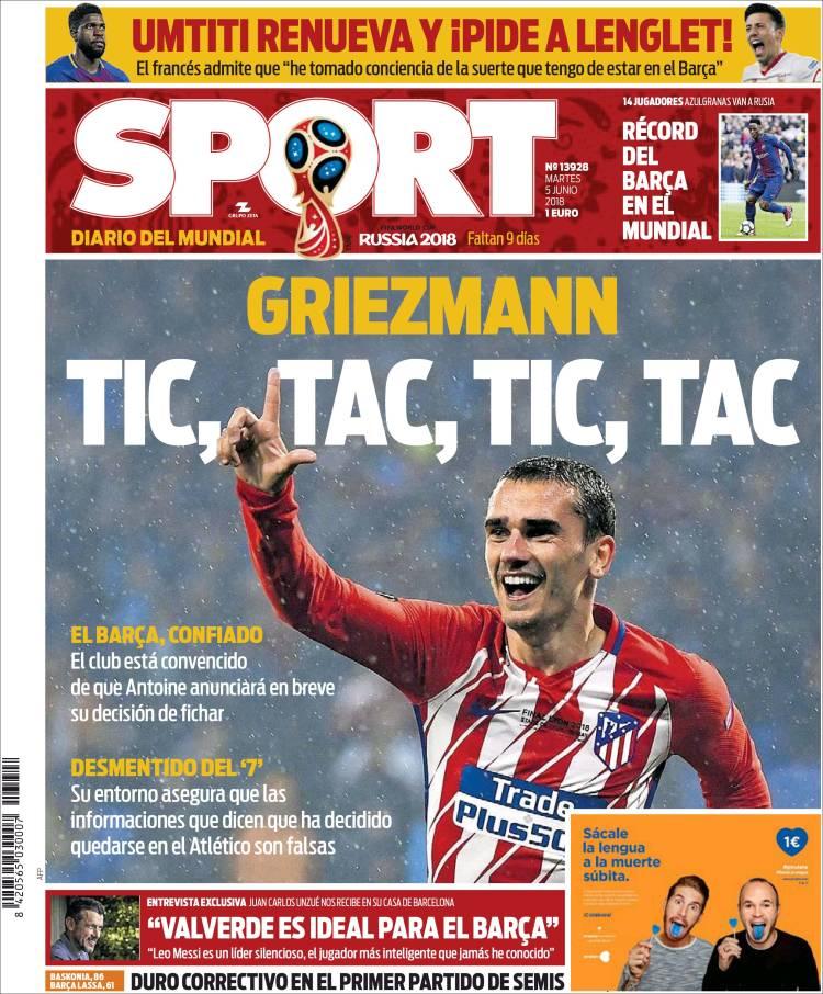 Revista presei sportive, 05.06.2018: Gică Hagi la FRF!; Neymar este primit cu brațele deschise la Real; Griezmann, tot mai aproape de Barcelona