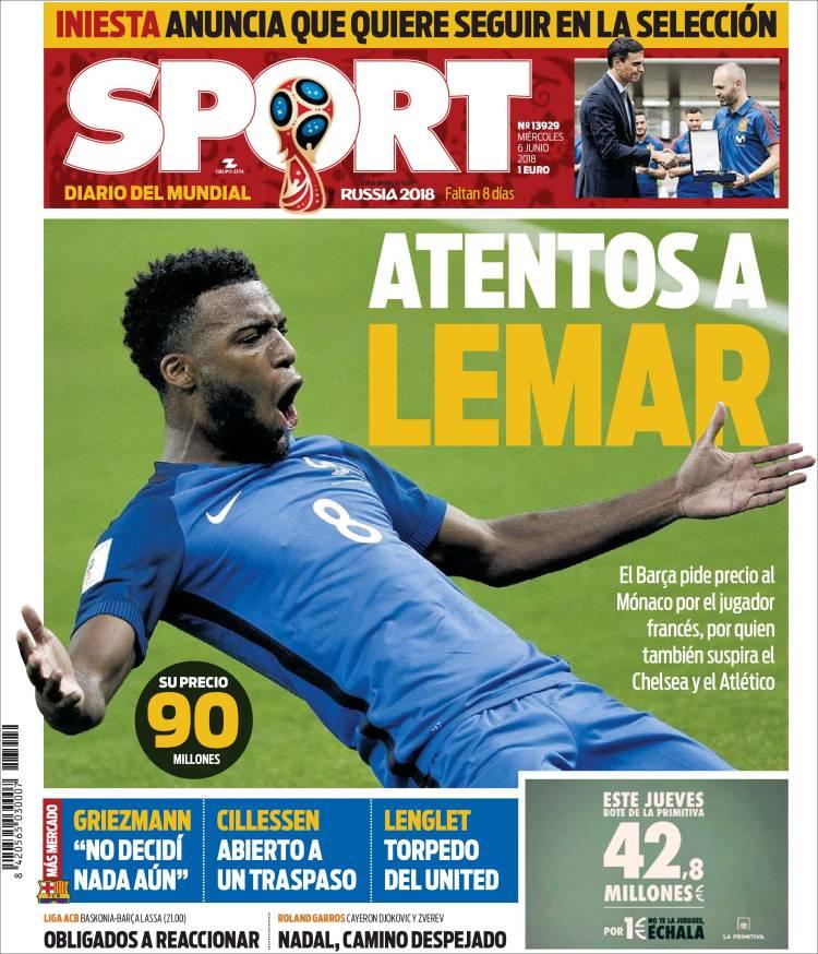 Revista presei sportive, 06.06.2018: Jose Mourinho, la amicalul România - Finlanda; Buffon a spus ”DA” unei forțe a Europei; Barcelona încearcă un nou transfer