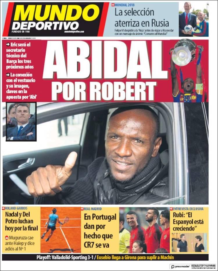 Revista presei sportive, 08.06.2018: Adi Ilie, la o rivală a FCSB-ului; Zidane, înlocuit de un antrenor italian?; Cristiano Ronaldo, adio Real!