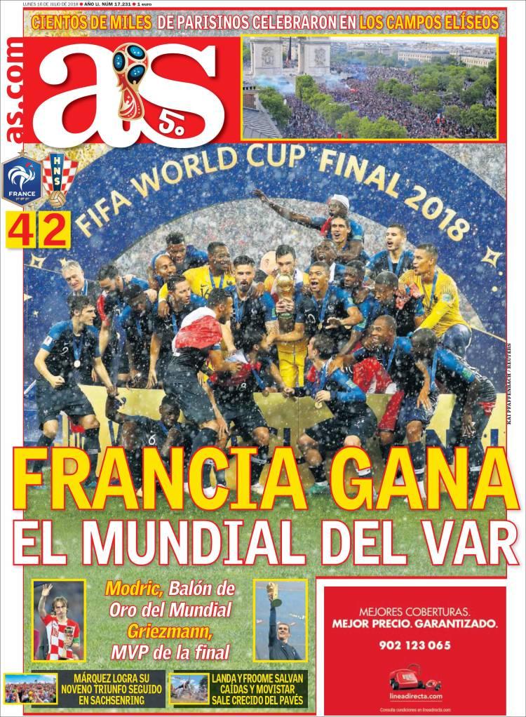 Revista presei sportive, 16.07.2018: Franța câștigă ”Mondialul VAR-ului”; Cât costă poziția lui Dică la FCSB; CFR Cluj, echipa deceniului în România