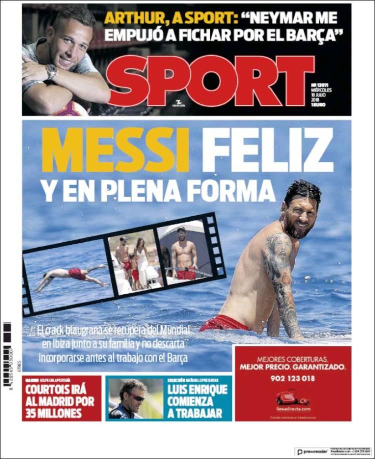 Revista presei sportive, 18.07.2018: Cum i-a luat CFR-ul lui Gigi Becali cel mai dorit atacant; Ronaldo atrage starurile la Juventus; Messi, în mare formă, la plajă!