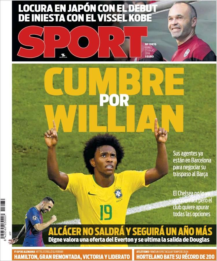 Revista presei sportive, 23.07.2018: Barcelona dă lovitura: un star de la Chelsea pe Nou Camp; Ronaldo trimite un star de Torino către Milano