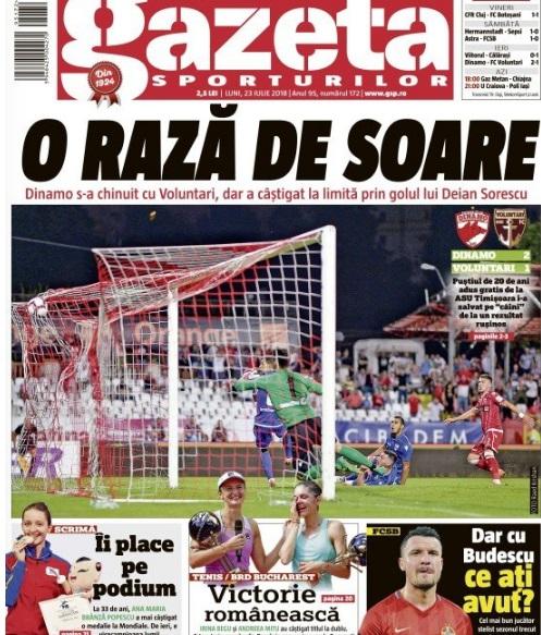 Revista presei sportive, 23.07.2018: Barcelona dă lovitura: un star de la Chelsea pe Nou Camp; Ronaldo trimite un star de Torino către Milano