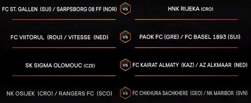 Tragere la sorți Europa League! FCSB, ”U” Craiova și Viitorul și-au aflat adversarii din turul 3. Echipa din Croația, Germania și Grecia