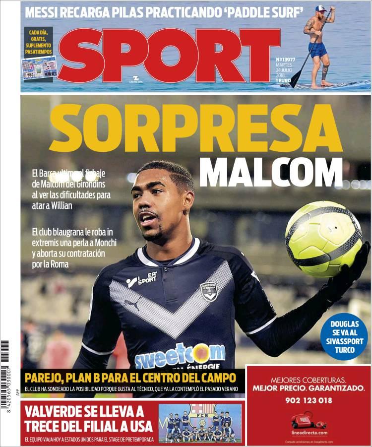 Revista presei sportive, 24.07.2018: CFR, FCSB, Craiova și Viitorul, fără  noroc în cupele europene; transfer surpriză la Barcelona; Juventus, încă o mega-lovitură