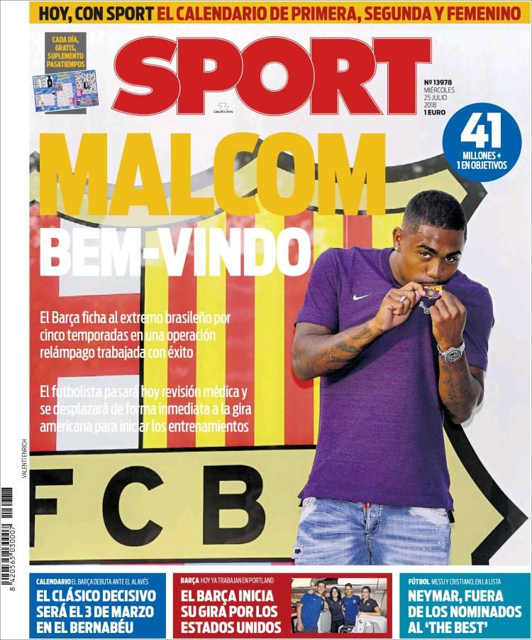 Revista presei sportive, 25.07.2018: Andrei Cristea, la o forță a Ligii 1?; se știe data primului Barcelona-Real din viitorul sezon: schimb-șoc în Serie A