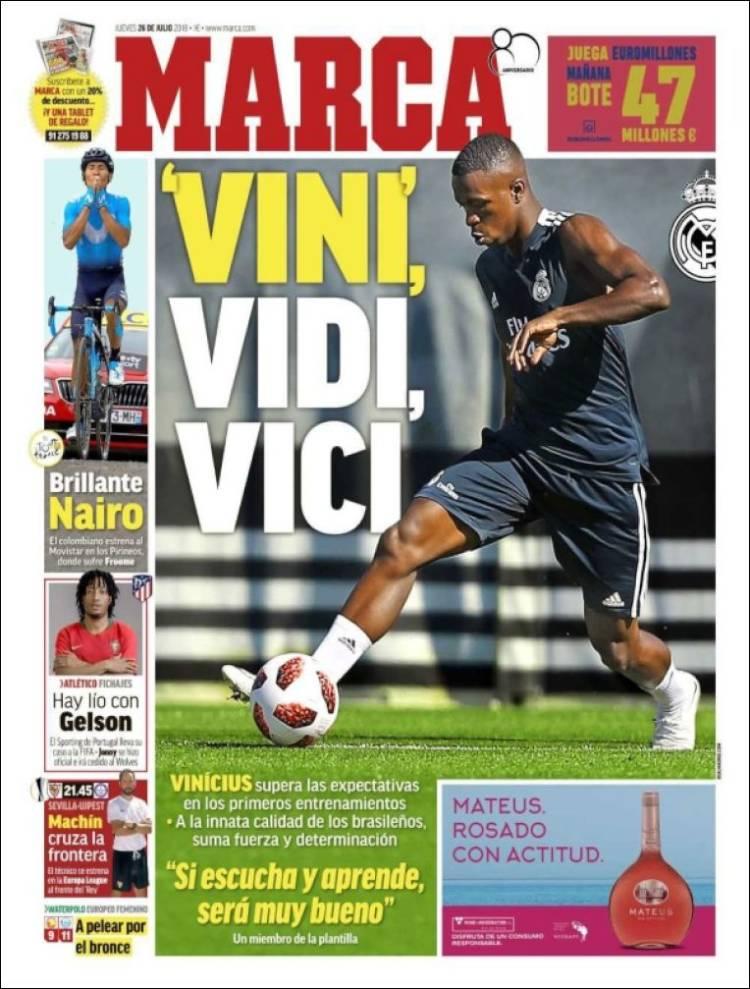 Revista presei sportive, 26.07.2018: FCSB nu pierde în Europa, spune statistica; Trei nume grele pentru banca CFR-ului; Real i-a găsit înlocuitor lui Ronaldo