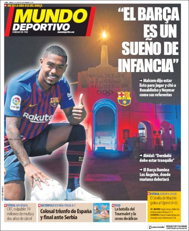 Revista presei sportive, 27.07.2018: FCSB se antrenează în Europa pentru derby-ul cu Dinamo; Unde debutează Ronaldo în Serie A; Mourinho știe cine ”trebuie să câștige titlul” în EPL