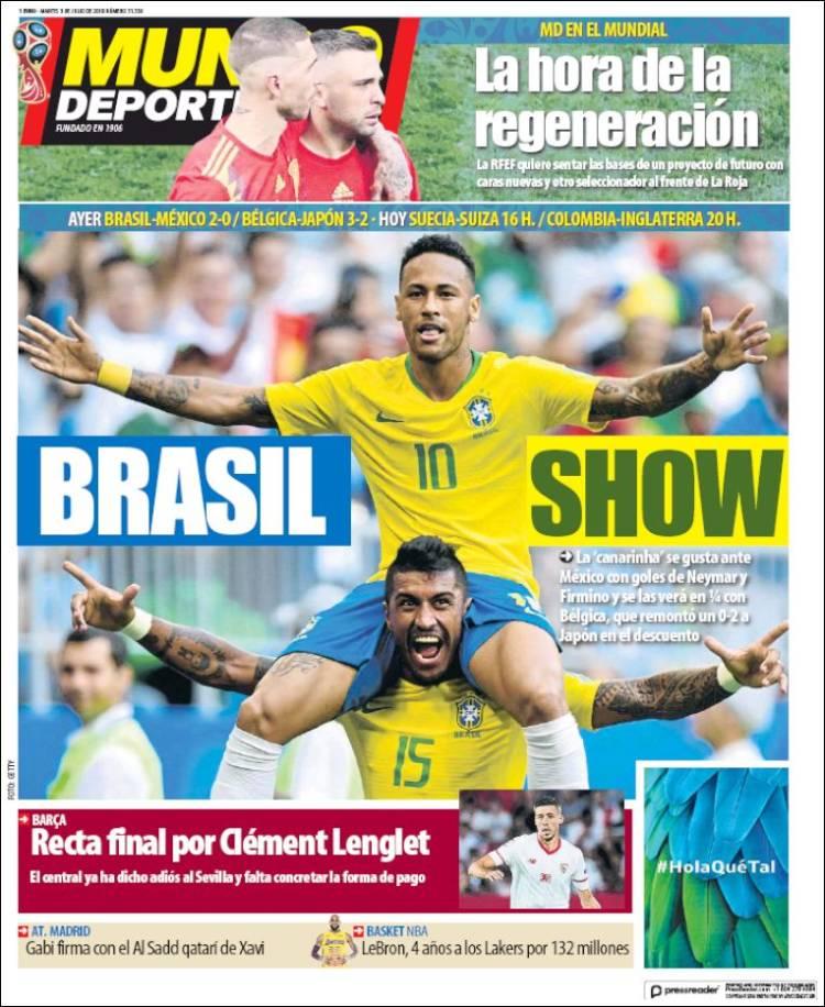 Revista presei sportive, 03.07.2018: România, start de vis la Wimbledon 2018, Barcelona, prima lovitură a verii; Anglia visează la Cupa Mondială