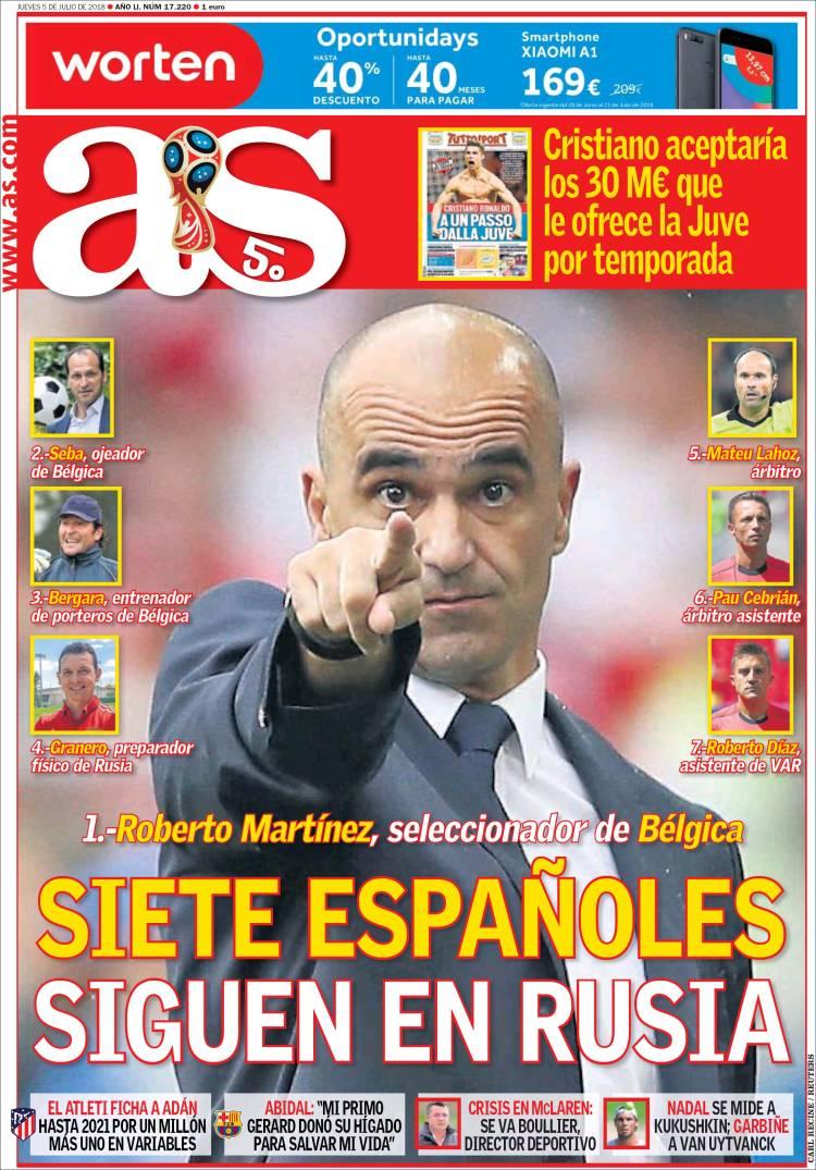 Revista presei sportive, 05.07.2018: Cristiano Ronaldo, prima declarație după zvonurile plecării la Juventus; Barcelona, o nouă lovitură pe piața transferurilor; FCSB, salvată de un ”bătrân”