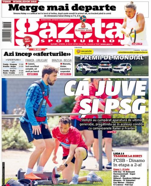 Revista presei sportive, 06.07.2018: Cristiano Ronaldo a spus ”DA!”. Când va fi prezentat; Plecare surpriză de la Barcelona