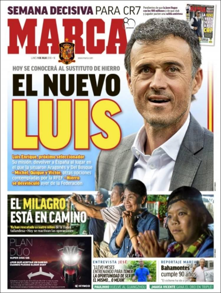 Revista presei sportive, 09.07.2018: Luis Enrique revine în antrenorat; PSG oferă 270 de milioane pentru un star de la Barcelona