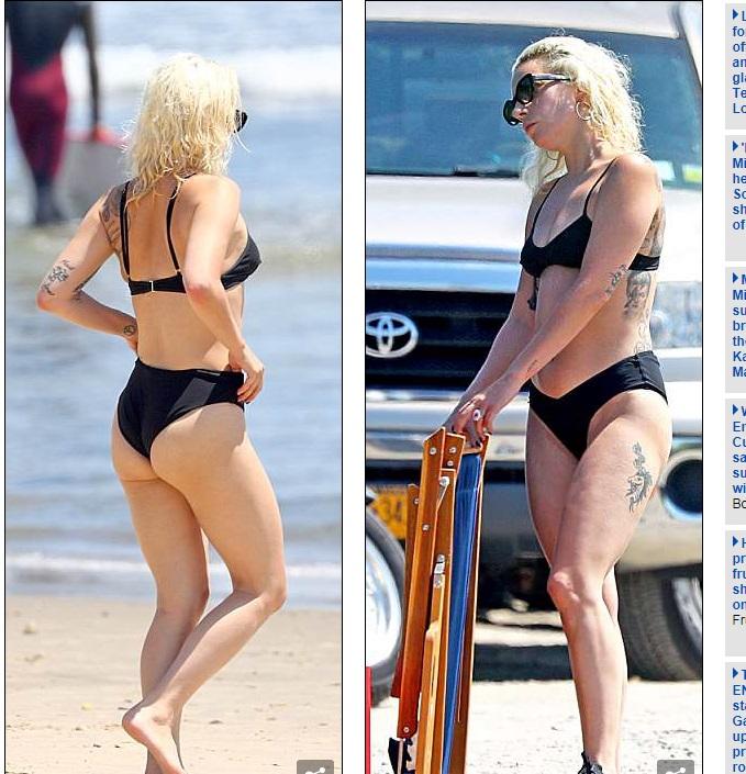 Lady Gaga, operatu-te-ai? Artista a reușit să aibă ceva în comun cu Kim Khardasian: posteriorul bombat!