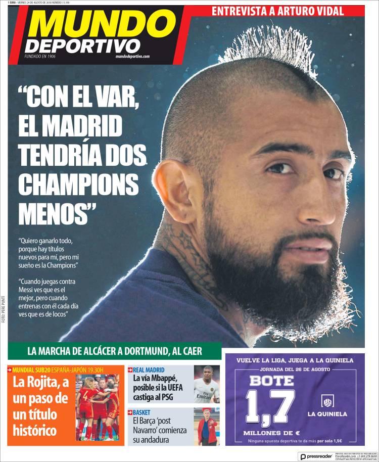 Revista presei sportive, 24.08.2018: Du-te, Dică, du-te; CFR, în istoria neagră a fotbalului românesc; Mbappe la Real? Ziua cea mare