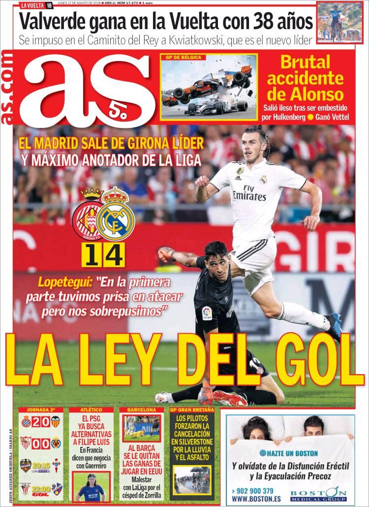 Revista presei sportive, 27.08.2018: România, calificare la Euro 2019 după 23 de ani; Tranzacție fabuloasă în Anglia: 2,2 miliarde pentru un club; Război total PSG-Barcelona