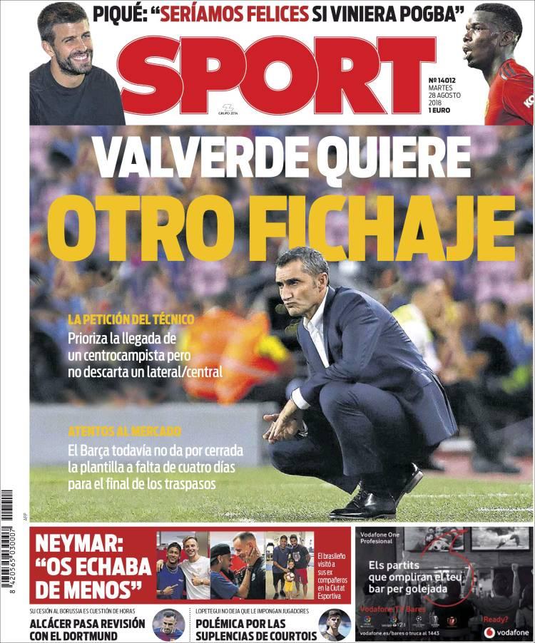 Revista presei sportive, 28.08.2018: Becali trimite ”bătrânii” în meciul cu Rapid Viena; Se deschid ușile pentru Pogba la Barcelona; Mourinho, pe făraș la United