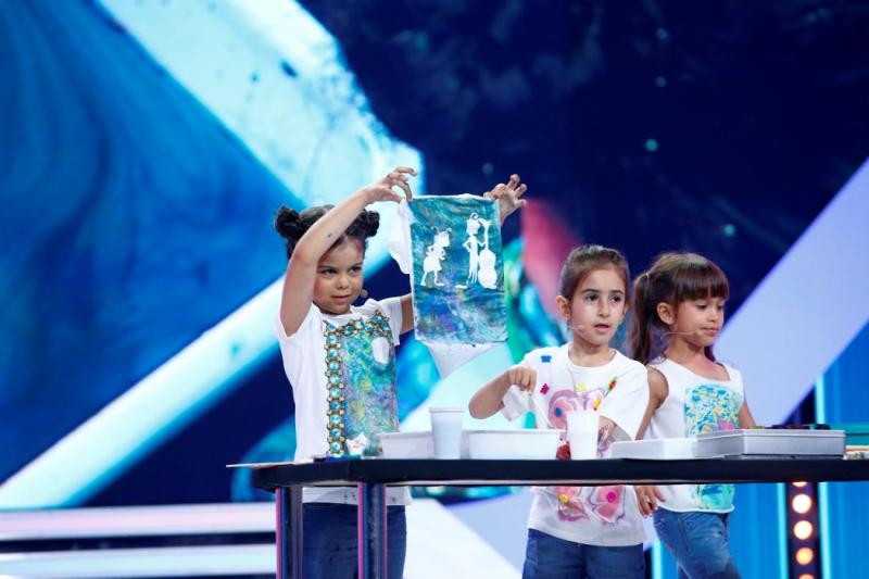 Balet și levitație, desen pe apă și experimente chimice, în ediția cu numărul 100 a show-ului “Next Star”