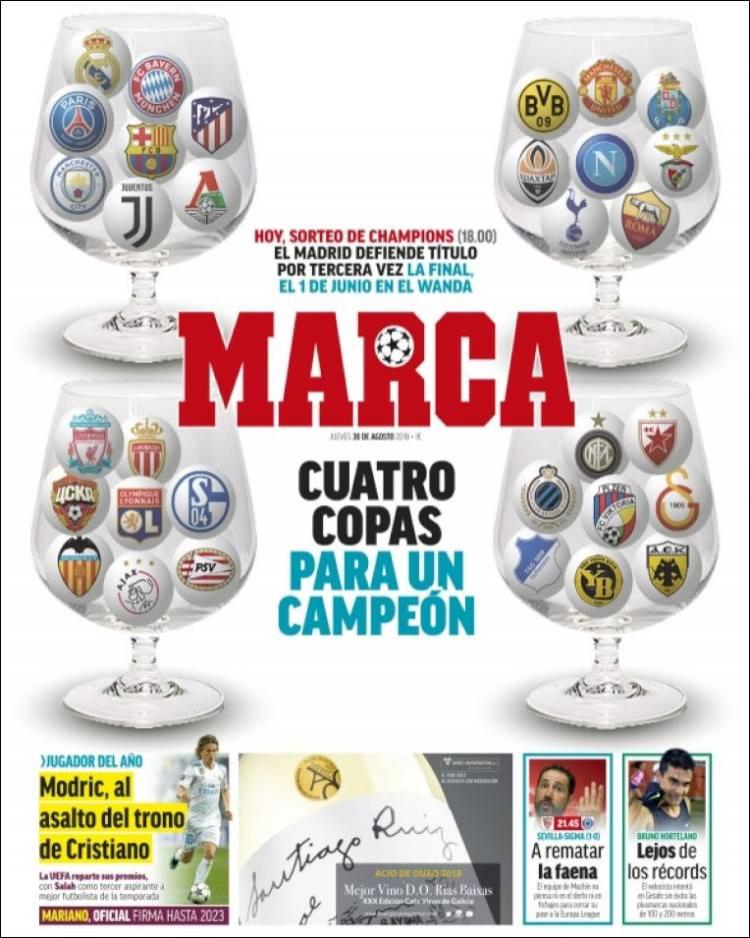 Revista presei sportive, 30.08.2018: Yes, we can! CFR și FCSB visează la grupele Europa League; Război conducere-Mourinho la United