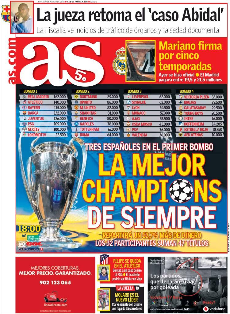 Revista presei sportive, 30.08.2018: Yes, we can! CFR și FCSB visează la grupele Europa League; Război conducere-Mourinho la United