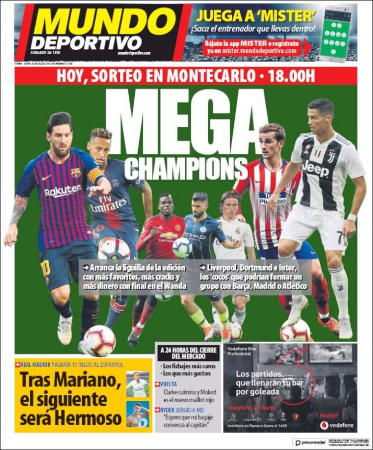 Revista presei sportive, 30.08.2018: Yes, we can! CFR și FCSB visează la grupele Europa League; Război conducere-Mourinho la United