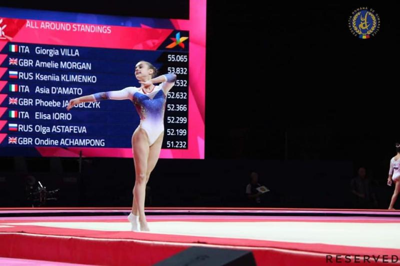 Medalie de AUR pentru gimnastica românească! Felicitări, Ioana Stănciulescu!