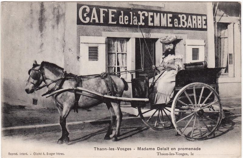 GALERIE FOTO. ”Aici odihnește Clementine Delait, femeia cu barbă!” Era foarte șarmantă, în rochiile ei de doamnă. Apoi devenea bărbat! A refuzat 3.000.000 de franci de la circ!