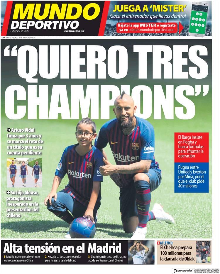 Revista presei sportive, 07.08.2018: Dinamo, pentru prima oară lider în Liga 1, însă doar 9 minute; Real ia un star de la Chelsea; ”Pogba la Barcelona”, telenovelă încheiată