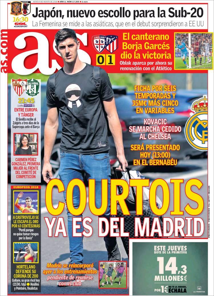 Revista presei sportive, 09.08.2018: CFR Cluj, ”U” Craiova și FCSB atacă play-off-ul Europa League; Barcelona, încă o lovitură în mercato; Încă un star de la Real la Juve?