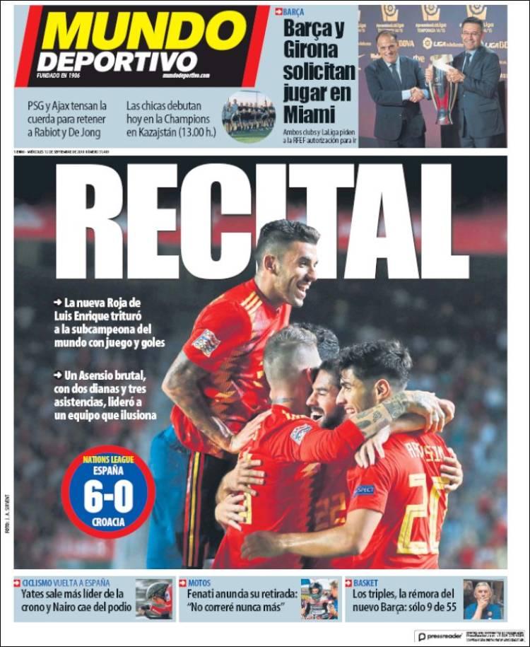 Revista presei sportive, 12.09.2018: România U21, aproape de Euro; CFR-FCSB, derby fatal pentru un antrenor; Tevez, alegere surpriză între Messi și Ronaldo