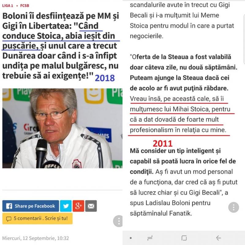 Mihai Stoica, reacție surpriză după atacurile lui Ladislau Boloni: ”O să fac un singur lucru!”