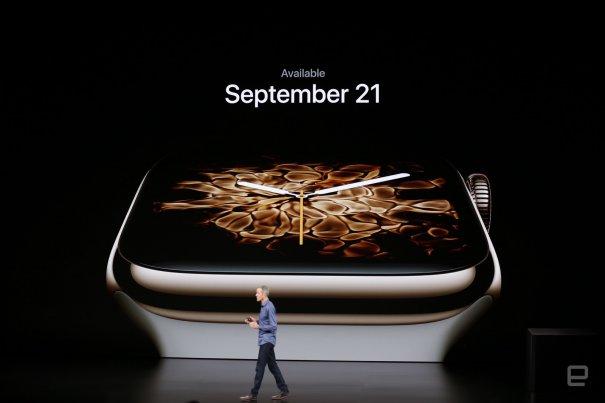 Apple Watch Series 4 lansat de Apple cheamă salvarea dacă ți se face rău
