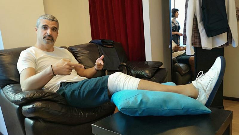 Aurelian Temișan, de la filmările pentru “Te cunosc de undeva!”, direct la medic