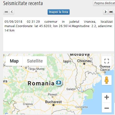CUTREMUR în România, în această dimineață! Ce magnitudine a avut