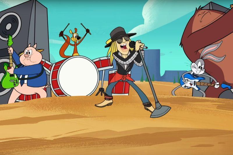 VIDEO | Unul dintre cei mari rockeri ai ultimelor decenii, parodie alături de Porky Pig și Bugs Bunny