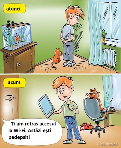 7 imagini care arată diferentele dintre copilaria ta și a lor