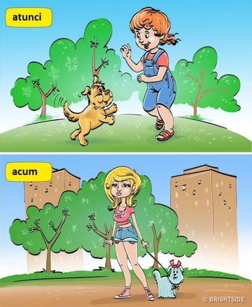 7 imagini care arată diferentele dintre copilaria ta și a lor