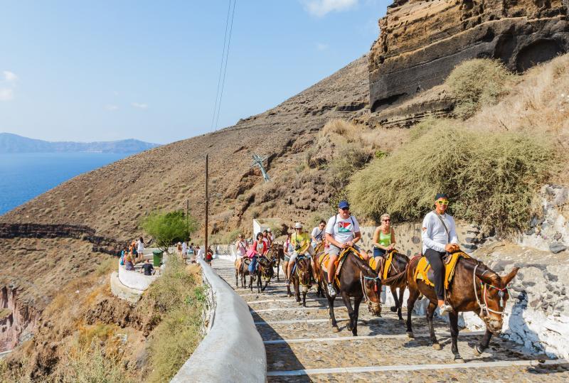 Turiștii din Grecia nu mai au voie să călărească măgarii! De ce a fost aprobată această măsură controversată: ”Sunt abuzați și folosiți pe post de taxiuri!”